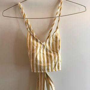 crop top and shorts matching set